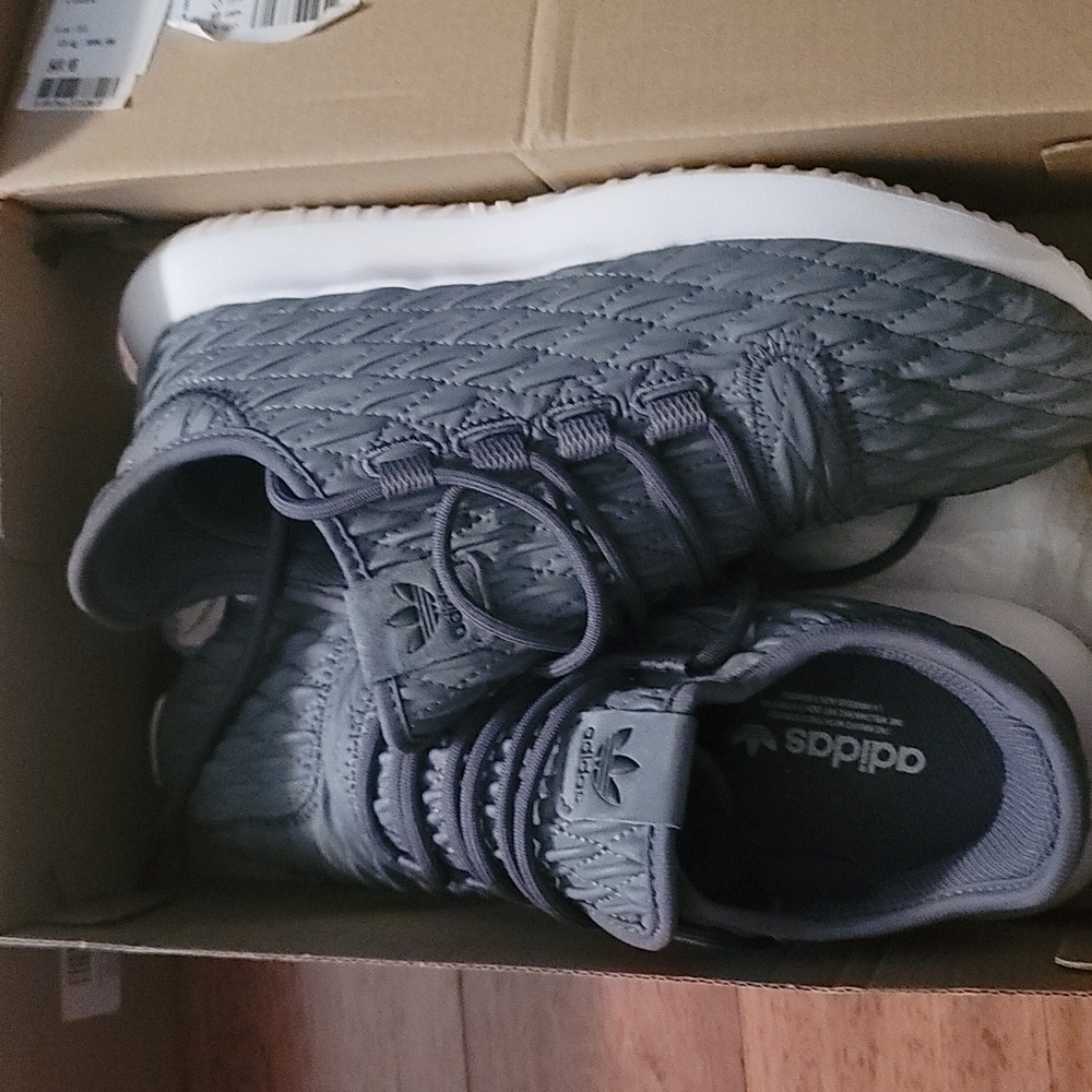 Grey Adidas sneakers